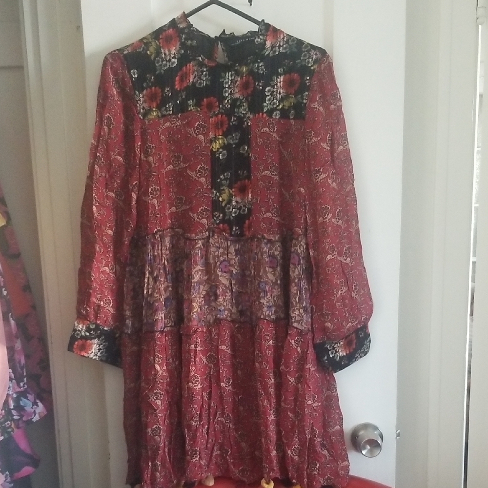 Zara Black Sheer Blouse